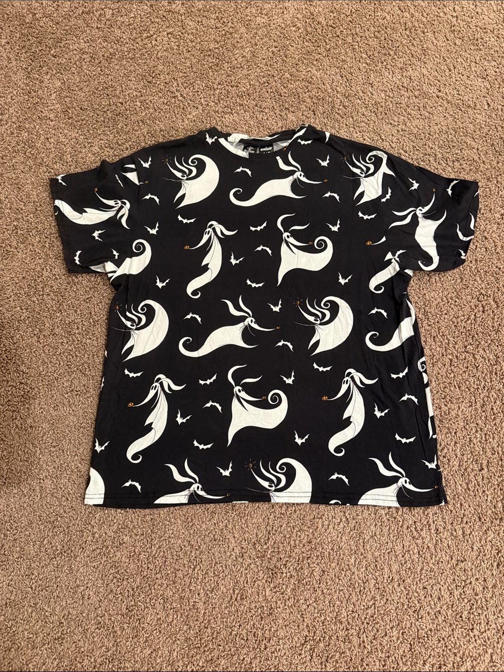 Cakeworthy Disney Nightmare Before Christmas Zero T-Shirt Dress Size L